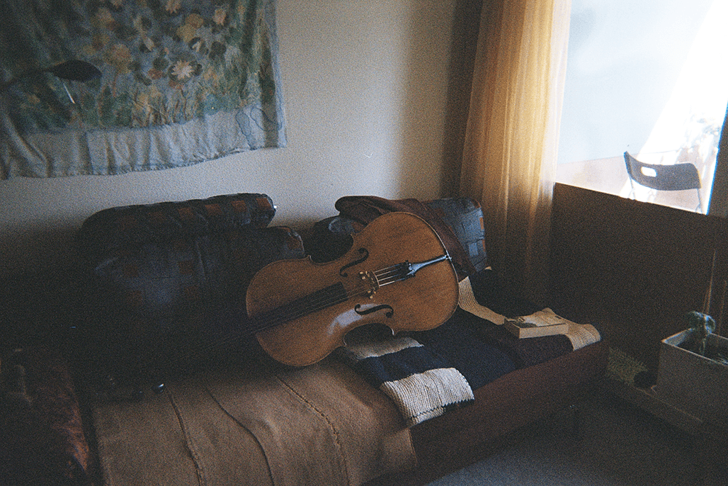 Michela's living room in June 2020